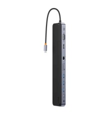 USB-хаб Baseus EliteJoy Gen2 11-Port Type-C HUB Adapter Dark gray (WKSX030013)