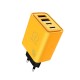 Мережевий зарядний пристрій WUW-C212 48W Charger 2 USB C +  2 USB C yellow (C212)