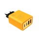 Мережевий зарядний пристрій WUW-C212 48W Charger 2 USB C +  2 USB C yellow (C212)