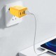 Мережевий зарядний пристрій WUW-C212 48W Charger 2 USB C +  2 USB C yellow (C212)