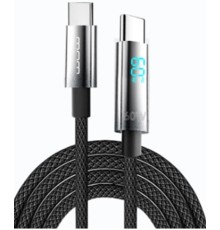Кабель WUW-X214 Type-C to Type-C PD60W 1m Black (WUW-X214)