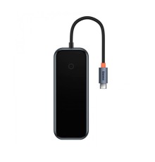 USB-хаб Baseus AcmeJoy 5-Port Type-C HUB Adapter（Type-C to HDMI*1+USB3.0*2+USB2.0*1+Type-C PD&amp;Data *1）Dark Gray (WKJZ010213)