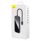USB-хаб Baseus AcmeJoy 8-Port Type-C HUB Adapter(Type-C to HDMI*1+USB3.0*2+USB2.0*1+Type-C PD&Data*1+RJ45*1+SD/TF*1)Dark Grey (WKJZ010613)