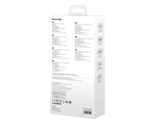USB-хаб Baseus AcmeJoy 8-Port Type-C HUB Adapter(Type-C to HDMI*1+USB3.0*2+USB2.0*1+Type-C PD&Data*1+RJ45*1+SD/TF*1)Dark Grey (WKJZ010613) USB-хаб Baseus AcmeJoy 8-Port Type-C HUB Adapter(Type-C to HDMI*1+USB3.0*2+USB2.0*1+Type-C PD&Data*1+RJ45*1+SD/TF*1)Dark Grey (WKJZ010613)