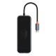 USB-хаб Baseus AcmeJoy 8-Port Type-C HUB Adapter(Type-C to HDMI*1+USB3.0*2+USB2.0*1+Type-C PD&Data*1+RJ45*1+SD/TF*1)Dark Grey (WKJZ010613)