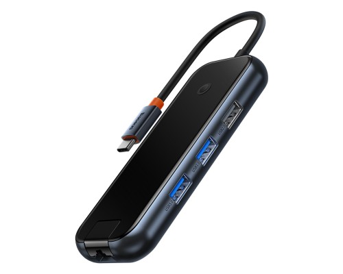 USB-хаб Baseus AcmeJoy 8-Port Type-C HUB Adapter(Type-C to HDMI*1+USB3.0*2+USB2.0*1+Type-C PD&Data*1+RJ45*1+SD/TF*1)Dark Grey (WKJZ010613) USB-хаб Baseus AcmeJoy 8-Port Type-C HUB Adapter(Type-C to HDMI*1+USB3.0*2+USB2.0*1+Type-C PD&Data*1+RJ45*1+SD/TF*1)Dark Grey (WKJZ010613)