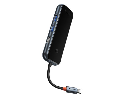 USB-хаб Baseus AcmeJoy 8-Port Type-C HUB Adapter(Type-C to HDMI*1+USB3.0*2+USB2.0*1+Type-C PD&Data*1+RJ45*1+SD/TF*1)Dark Grey (WKJZ010613) USB-хаб Baseus AcmeJoy 8-Port Type-C HUB Adapter(Type-C to HDMI*1+USB3.0*2+USB2.0*1+Type-C PD&Data*1+RJ45*1+SD/TF*1)Dark Grey (WKJZ010613)