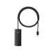 USB-хаб Baseus Lite Series 4-Port Type-C HUB Adapter (Type-C to USB 3.0*4 ) 1m Black (WKQX030401)