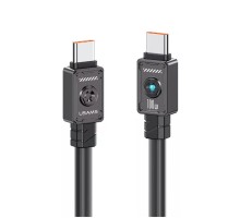 Кабель Usams US-SJ684 Type-C TO Type-C 100W 1.2m black (SJ684USB01)