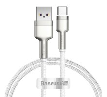 Кабель Baseus Cafule Series Metal Data Cable USB to Type-C 66W 1m White (CAKF000102)