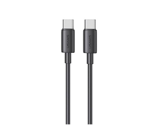 Кабель Usams SJ711 Type-C To Type-C 60W Fast Charging black (SJ711USB01)