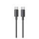 Кабель Usams SJ711 Type-C To Type-C 60W Fast Charging black (SJ711USB01)