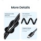 Кабель Usams SJ711 Type-C To Type-C 60W Fast Charging black (SJ711USB01)
