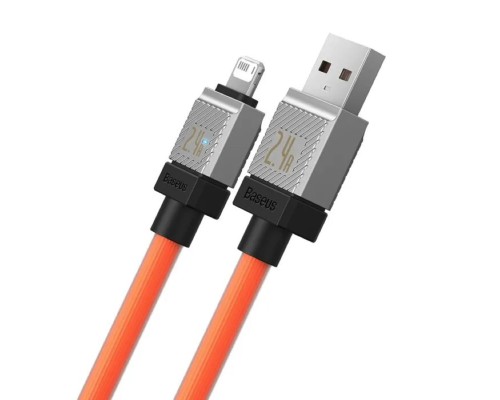 Кабель Baseus CoolPlay Series Fast Charging Cable USB to iP 2.4A 1m Orange (CAKW000407) Кабель Baseus CoolPlay Series Fast Charging Cable USB to iP 2.4A 1m Orange (CAKW000407)