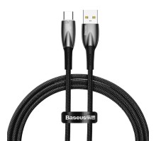 Кабель Baseus Glimmer Series Fast Charging Data Cable USB to Type-C 100W 2m Black (CADH000501)