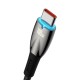 Кабель Baseus Glimmer Series Fast Charging Data Cable USB to Type-C 100W 2m Black (CADH000501)