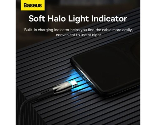 Кабель Baseus Glimmer Series Fast Charging Data Cable USB to Type-C 100W 2m Black (CADH000501) Кабель Baseus Glimmer Series Fast Charging Data Cable USB to Type-C 100W 2m Black (CADH000501)