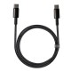 Кабель Baseus Tungsten Gold Fast Charging Data Cable Type-C to Type-C 100W 1m Black (CATWJ-01)