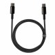Кабель Baseus Tungsten Gold Fast Charging Data Cable Type-C to Type-C 100W 1m Black (CATWJ-01)