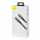 Кабель Baseus Tungsten Gold Fast Charging Data Cable Type-C to Type-C 100W 1m Black (CATWJ-01)