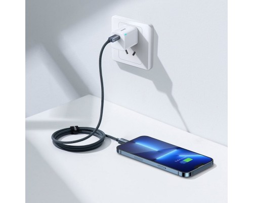 Кабель Baseus Crystal Shine Series Fast Charging Data Cable Type-C to iP 20W 2m Black (CAJY000301)