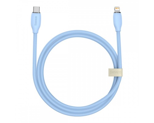 Кабель Baseus Jelly Liquid Silica Gel Fast Charging Data Cable Type-C to iP 20W 2m Blue (CAGD020103) Кабель Baseus Jelly Liquid Silica Gel Fast Charging Data Cable Type-C to iP 20W 2m Blue (CAGD020103)