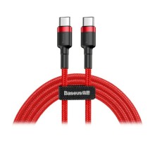 Кабель Baseus Cafule USB Cable Type-C-Type-C 3A 2m Red (CATKLF-H09)