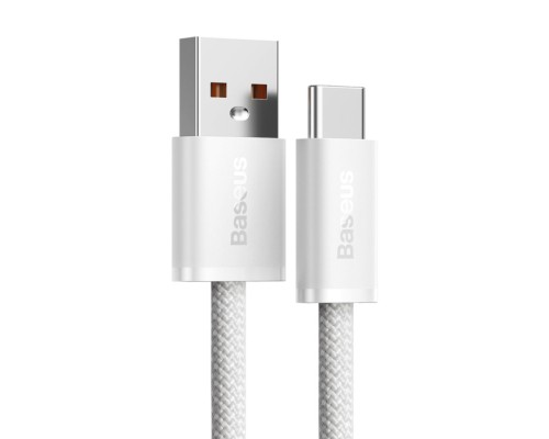 Кабель Baseus Dynamic Series Fast Charging Data Cable USB to Type-C 100W 1m White (CALD000602) Кабель Baseus Dynamic Series Fast Charging Data Cable USB to Type-C 100W 1m White (CALD000602)