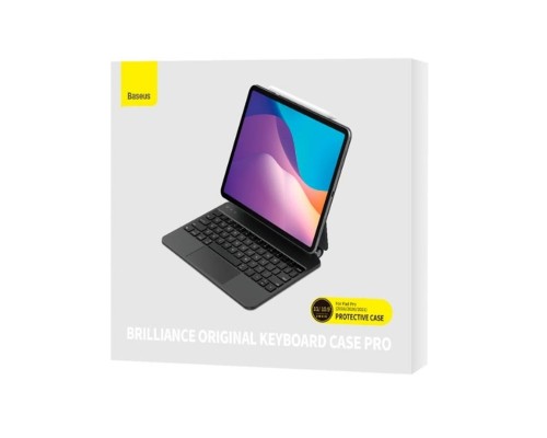 Клавіатура Baseus Brilliance Series Magnetic Keyboard Case for Pad (2019/2020/2021) 10.2″ Cluster Black (with Simple Series Type-C Cable) (P40112602111-01) Клавіатура Baseus Brilliance Series Magnetic Keyboard Case for Pad (2019/2020/2021) 10.2″ Cluster Black (with Simple Series Type-C Cable) (P40112602111-01)