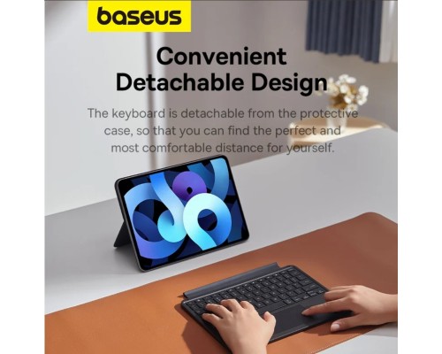 Клавіатура Baseus Brilliance Series Magnetic Keyboard Case for Pad (2019/2020/2021) 10.2″ Cluster Black (with Simple Series Type-C Cable) (P40112602111-01) Клавіатура Baseus Brilliance Series Magnetic Keyboard Case for Pad (2019/2020/2021) 10.2″ Cluster Black (with Simple Series Type-C Cable) (P40112602111-01)