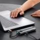 USB-хаб Baseus Metal Gleam Series 7-Port HUB Space Grey (Type-C to HDMI4K@60Hz*1+USB3.0*3+PD*1+SD/TF*1) (B00030708811-00)
