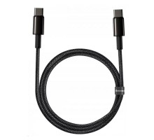 Кабель Baseus Tungsten Gold Fast Charging Data Cable Type-C to Type-C 100W 2m Black (CATWJ-A01)