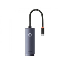 USB-Хаб Baseus Lite Series Ethernet Adapter Type-C to RJ45 LAN Port (100Mbps) Black (WKQX000201)