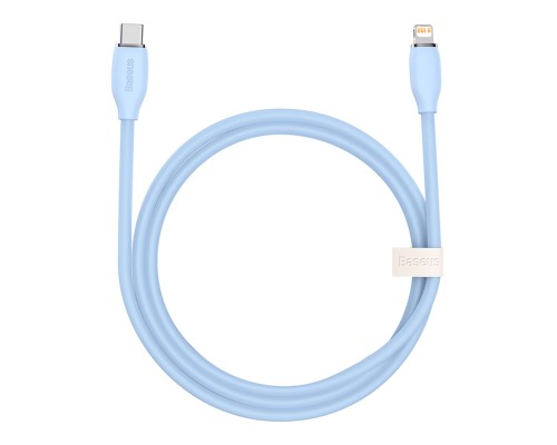 Кабель Baseus Jelly Liquid Silica Gel Fast Charging Data Cable Type-C to iP 20W 1.2m Blue (CAGD020003)
