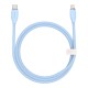 Кабель Baseus Jelly Liquid Silica Gel Fast Charging Data Cable Type-C to iP 20W 1.2m Blue (CAGD020003)