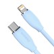 Кабель Baseus Jelly Liquid Silica Gel Fast Charging Data Cable Type-C to iP 20W 1.2m Blue (CAGD020003)