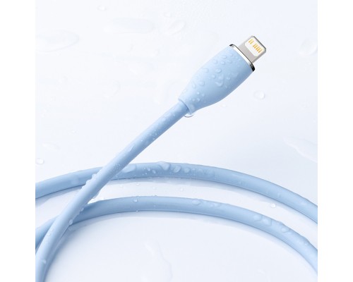 Кабель Baseus Jelly Liquid Silica Gel Fast Charging Data Cable Type-C to iP 20W 1.2m Blue (CAGD020003)
