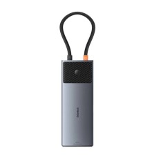 USB-хаб Baseus Metal Gleam Series II 10-in-1 USB HUB Cosmic Black(USB-C to 1*HDMI4K@120Hz+1*HDMI4K@60Hz+1*USB-A(10Gbps)+1*USB-C(10Gbps)+2*USB-A(480Mbp (B00061800123-00)