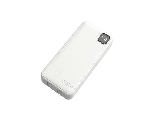 Зовнішній акумулятор WUW Y138 (PD22.5W quick charge) 20000mAh White (Y138W) Зовнішній акумулятор WUW Y138 (PD22.5W quick charge) 20000mAh White (Y138W)