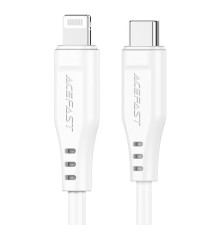 Кабель ACEFAST C3-01 Type-C to iP 3A, 30W, TPE, TPE connectors, White (6974316280811)