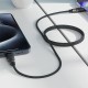 Дата кабель USB-C to USB-C 1.2m 3A silicone braid C10-03 Acefast (6974316283119)