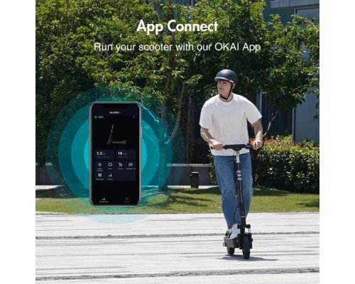 Електросамокат OKAI ES40-Blue 10", 500(1000)W, 15.6Ah, 70km, 38km\h, 25%, NFC, App, 23kg (ES40-BL) Електросамокат OKAI ES40-Blue 10", 500(1000)W, 15.6Ah, 70km, 38km\h, 25%, NFC, App, 23kg (ES40-BL)