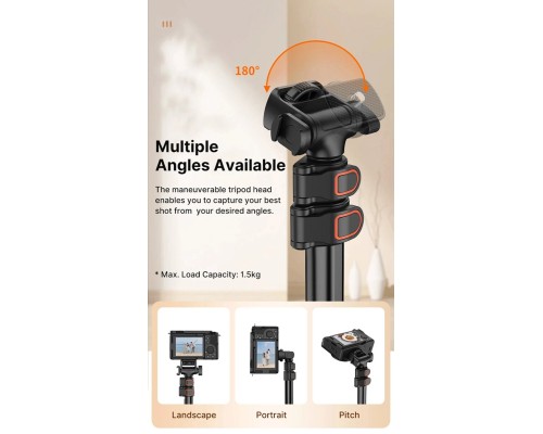 Штатив Ulanzi Vijim TB64 1.6M Multifunction Tripod (T115GBB1 TB64) (UV-T115GBB1) Штатив Ulanzi Vijim TB64 1.6M Multifunction Tripod (T115GBB1 TB64) (UV-T115GBB1)