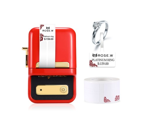Термопринтер для друку наклейок NIIMBOT B21S Red (1AC13081606) Термопринтер для друку наклейок NIIMBOT B21S Red (1AC13081606)