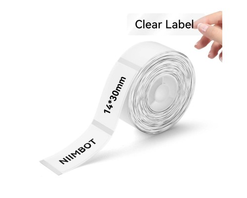 Етикетки NIIMBOT TT14*30-210 Transparent Clear For D11/D110/D101/H1S (A2G88588201) (A2G88588201) Етикетки NIIMBOT TT14*30-210 Transparent Clear For D11/D110/D101/H1S (A2G88588201) (A2G88588201)