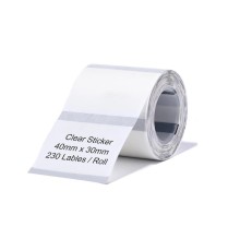 Етикетки NIIMBOT TT40*30-230 Clear For B1/B21/B3S (A2G88318801) (A2G88318801)
