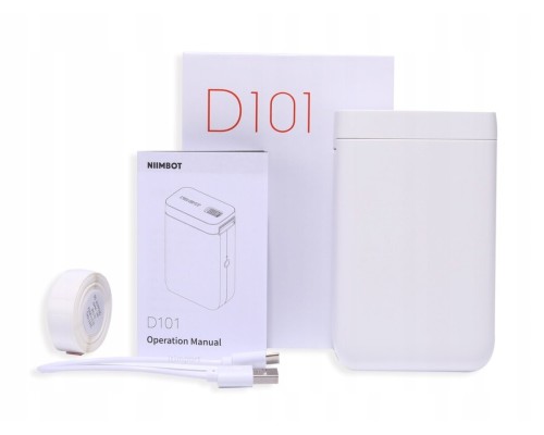 Термопринтер для друку наклейок NIIMBOT D101 White (A1A88628624) (A1A88628624) Термопринтер для друку наклейок NIIMBOT D101 White (A1A88628624) (A1A88628624)
