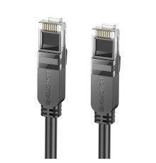 Мережевий кабель BOROFONE BUS01 Category 6 Gigabit network cable(L=8M) Black (6941991103964)