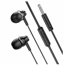 Навушники BOROFONE BM74 Singer universal earphones with microphone Black (6974443388220)