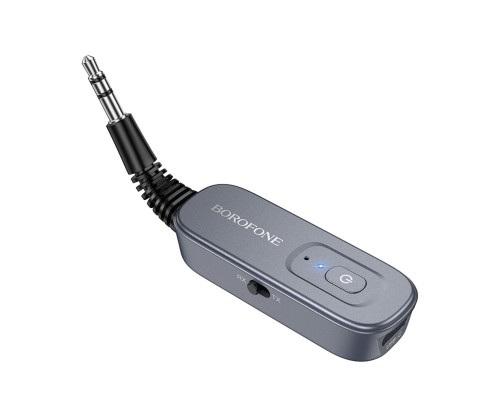 Bluetooth-ресивер BOROFONE BC51 Clear way AUX BT audio receiver/transmitter Metal Grey (6941991117305) Bluetooth-ресивер BOROFONE BC51 Clear way AUX BT audio receiver/transmitter Metal Grey (6941991117305)